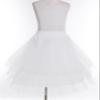 Huimingda Kids Girls Petticoat Tutu Skirt 3 Layers Net Underskirt Crinoline for Flower Girls Wedding Dress White One Size view 3