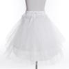 Huimingda Kids Girls Petticoat Tutu Skirt 3 Layers Net Underskirt Crinoline for Flower Girls Wedding Dress White One Size view 4