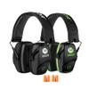 Hocazor Shooting Ear Protection NRR 26dB Suit for Shooters Hunting Range Racing Concert Sports Events Airports - Black&Green HO1006 view 1