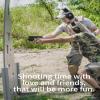 Hocazor Shooting Ear Protection NRR 26dB Suit for Shooters Hunting Range Racing Concert Sports Events Airports - Black&Green HO1006 view 2