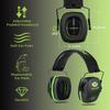 Hocazor Shooting Ear Protection NRR 26dB Suit for Shooters Hunting Range Racing Concert Sports Events Airports - Black&Green HO1006 view 3