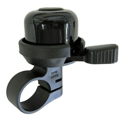 Fan Industries OH-1000A Bicycle Bell Midget Bell, Aluminum, Black