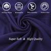 Ciormis Pashmina Shawl and Wraps for women, Wedding Pashmina Scarfs Navy Blue Solid Scarves and Shawls(Navy Blue) view 2