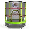 Giantex Mini Kids Trampoline with Safety Enclosure Net, No-Gap Safe Design, Easy to Assemble 4.6 Ft Outdoor Indoor Small Toddler Trampoline view 1