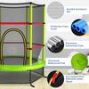 Giantex Mini Kids Trampoline with Safety Enclosure Net, No-Gap Safe Design, Easy to Assemble 4.6 Ft Outdoor Indoor Small Toddler Trampoline view 3