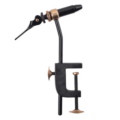 AGOOL Fly Tying Vise - Rotary Fly Tying Vise with Bench Clip Metal Fly Tying Tool Clamp Vise 360 Rotation and Multiple Adjustments for Teasers and Jigs Hooks