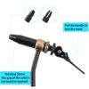 AGOOL Fly Tying Vise - Rotary Fly Tying Vise with Bench Clip Metal Fly Tying Tool Clamp Vise 360 Rotation and Multiple Adjustments for Teasers and Jigs Hooks view 4