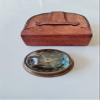 Nautical Compass Brass Paper Weight Compass Magnifying Glass Collectible Tabletop Item by Unique Nautical Store view 2