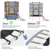 Giantex Mini Kids Trampoline with Safety Enclosure Net, No-Gap Safe Design, Easy to Assemble 4.6 Ft Outdoor Indoor Small Toddler Trampoline view 4