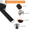 Gardenature Trampoline Slide Universal Trampoline Ladder with Handles for Toddler Strong Tear Resistant Fabric Climber Trampoline Accessories for Kids view 4