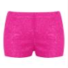 easyforever Girls Lace Shorts Ballet Dance Shorts Tumbling Bottoms Sports Yoga Gymnastics Athletic Shorts Hot Pants Hot Pink 7-10 Years view 1