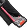 TOURBON Water-resistant Bike Bag Cell Phone Holder Bicycle Handlebar Pouch Cycling Top Tube Frame Case with Transparent Window - Black view 3