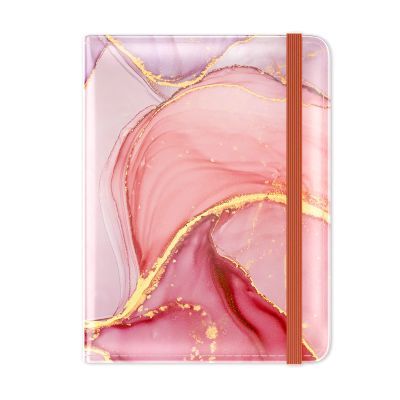 Passport Holder for Travel Essentials, Passport Wallet Cover Case for Travel Must Haves Accessories, Passport Book Holders for Women and Men, Purple Marble