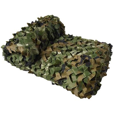 HQVVB Camouflage Net 60% Shading Rate Camouflage Shade Net Suitable for Covering, Hunting, Decoration, Shade, Party, Camping, Outdoor (Color : Green, Size : 6x10m)