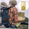 1pc Precision Compass Chinese Ancient Compass Waterproof Square Feng Shui Camping Camping Outdoor Supplies Experiment Automatic view 2