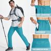 MAGCOMSEN Mens Lightweight Athletic Pants Quick Dry Hiking Pants with Pockets Elastic Waist for Gym Workout Lake Blue 32 view 4