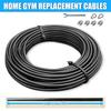 DIY Home Gym Pulley Cable Replacement, 65.6/98.4 Ft Wire Rope, 5mm TPU Coated Steel Cable for Weight Lift Pulley System view 2