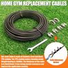 DIY Home Gym Pulley Cable Replacement, 65.6/98.4 Ft Wire Rope, 5mm TPU Coated Steel Cable for Weight Lift Pulley System view 4