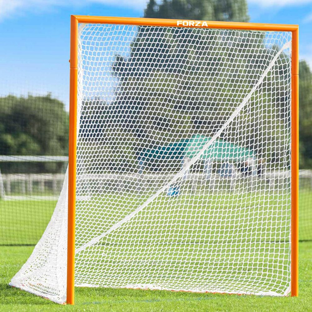 FORZA Lacrosse Goals | Pop-Up or Regulation & FIL Standard Lacrosse Goals for Practice, Professional Games or Backyard Use [3 Style Options] (Professional FIL Goal, Pair)