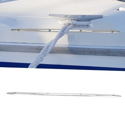 316 Stainless Steel Rub Strake 650x20mm Polished Line Rub Strakes for Marine Boat Yacht RV Mooring Lines