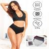 Altheanray pact underwear women Lace Bikini Panties for Women Breathable Hipster Comfort Stretch(PX3020M-BG) view 4