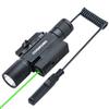 COSMOING Green Laser Sight Combo, 800 Lumens Tactical Long Gun Flashlight 4 Modes Rail Mounted for Pistol Rifles with Remote Pressure Switch view 1