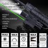COSMOING Green Laser Sight Combo, 800 Lumens Tactical Long Gun Flashlight 4 Modes Rail Mounted for Pistol Rifles with Remote Pressure Switch view 2