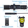 COSMOING Green Laser Sight Combo, 800 Lumens Tactical Long Gun Flashlight 4 Modes Rail Mounted for Pistol Rifles with Remote Pressure Switch view 3