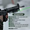 COSMOING Green Laser Sight Combo, 800 Lumens Tactical Long Gun Flashlight 4 Modes Rail Mounted for Pistol Rifles with Remote Pressure Switch view 4