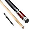LIOYUHGTFY Pool Cue Stick Billiard Pool Cue 58" 19-21 oz Pool Cue with 11.75mm Head 1/2 Connection Pool Cue, Easy Grip, Instant Burst, Irresistible, Great for Bars or Pool Halls 0401 view 1