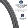YUNSCM 2-PCS Road Bike Tires 27x1 1/4 (32-630) and 27" Heavy Duty Bike Tubes Schrader Valve with 2 Rim Strips Compatible with 27 x 1 1/4 Bike Bicycle Tires and Tubes (S-318) view 2