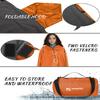 DUKUSEEK Hooded Outdoor Blanket, Extra Large (79 "x 56") Waterproof Camping Blanket, Quilted Fleece, Warm, Windproof, Sand Proof, Portable and Wear-Resistant, for Sports, Picnic, Hiking, Travel view 2