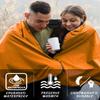 DUKUSEEK Hooded Outdoor Blanket, Extra Large (79 "x 56") Waterproof Camping Blanket, Quilted Fleece, Warm, Windproof, Sand Proof, Portable and Wear-Resistant, for Sports, Picnic, Hiking, Travel view 3