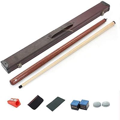 LIOYUHGTFY Pool Cue Stick Billiard Pool Cue 1/2 Pool Cue with 11.5mm Tip for Small Spaces/Junior 15oz 51.2" Pool Table Accessories, Easy Grip, Instant Burst 0401(Color:D;Size:130cm/51.2in)