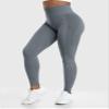 YEOREO Amplify Leggings for Women Seamless Scrunch Leggings Butt Lifting Gym High Waisted Athletic Leggings Charcoal Marl view 4