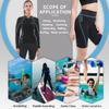 GoldFin Women Wetsuit Top & Shorts, 2mm Neoprene Wetsuit Jacket Shorts for Water Aerobics Diving Surfing Boating in Cold Water (Tops S, Shorts M) view 2