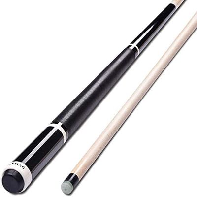 LIOYUHGTFY Pool Cue Stick Billiard Pool Cue 147cm/58 1/2 Joint Pool Cue 18-21oz 12.75mm Tip, Bar or Household Men's and Women's Pool Cue, Easy Grip, Instant Burst 0401(Color:A;Size:147cm/58in)