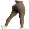 YEOREO Amplify Leggings for Women Seamless Scrunch Leggings Butt Lifting Gym High Waisted Athletic Leggings Coffee view 1