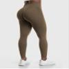 YEOREO Amplify Leggings for Women Seamless Scrunch Leggings Butt Lifting Gym High Waisted Athletic Leggings Coffee view 3