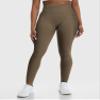 YEOREO Amplify Leggings for Women Seamless Scrunch Leggings Butt Lifting Gym High Waisted Athletic Leggings Coffee view 4