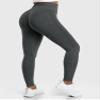 YEOREO Amplify Leggings for Women Seamless Scrunch Leggings Butt Lifting Gym High Waisted Athletic Leggings Grey Marl view 4