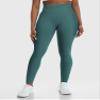 YEOREO Amplify Leggings for Women Seamless Scrunch Leggings Butt Lifting Gym High Waisted Athletic Leggings Mist Blue view 4