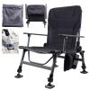 BBHW All Terrain Fishing Chairs Ultralight Collapsible, Lawn Hiking Hunting Ice Fishing Camping Chair, Adjustable Height Portable Outdoor Chair view 1