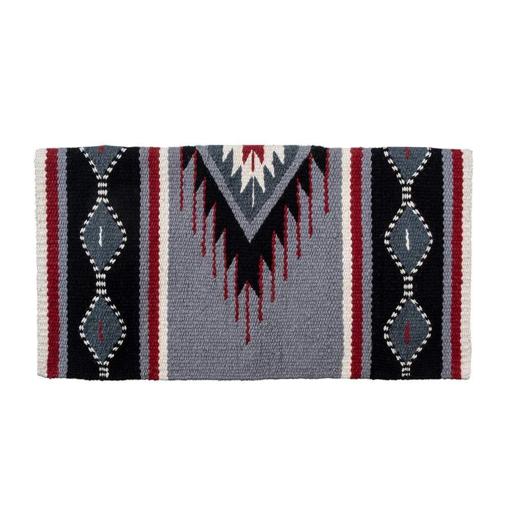Mustang Del Rio NZ Wool Blanket Red/Grey