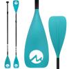MoiShow SUP Paddle Board Paddle - Adjustable Paddleboard Paddle Oar 4-Piece Floating Aluminum SUP Kayak Paddle view 1