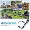 Bike Trailer Hitch Portable Bike Trailer Attachment Bike Trailer Coupler for Wide Range of Bicycle Carriers Trailer Sizes Models Styles Pet Black view 2