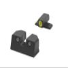 Meprolight Hyper-Bright Hunting Firearm Masada Pistol Sight Set, Yellow Ring/Green, Fixed, Handgun Accessory (0495873121) view 2