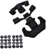 Internal Memory Foam Pads helmet lining Tactical Airsoft Helmet Padding kit Replacement Helmet Liner System Protective Cushion Mat Accessories fit Fast MT MICH IBH AF ACH MK M88 Airsoft Helmet view 1