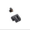 Meprolight Hyper-Bright V-Sight Pistol Sight Set for S&W M&P Shield, Orange Ring/Green, Fixed (0417753131) view 1