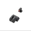 Meprolight Hyper-Bright V-Sight Pistol Sight Set for S&W M&P Shield, Orange Ring/Green, Fixed (0417753131) view 2